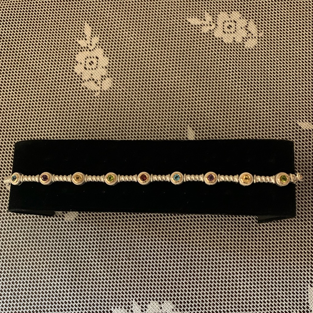 PAJ Multi Gemstone Tennis Bracelet